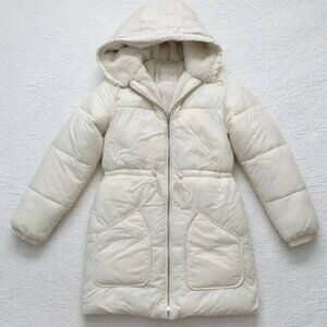 A&F‎ Women's Aircloud Puffer Parka, White